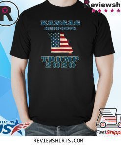 The Great State of Kansas Supports Trump 2020 T-Shirt