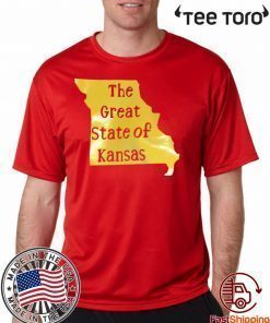 The Great State of Kansas kansas city chiefs 2020 T-Shirt