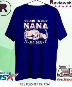Vintage Retro Soon To Be Nana 2020 New Grandma T-Shirt