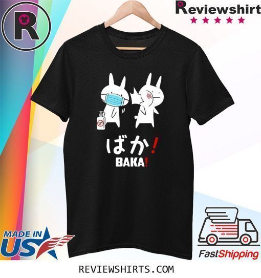 Anime Baka Rabbit Slap Mask Covid-19 Shirt