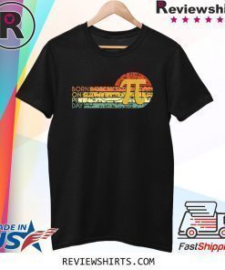 Born on Pi Day Math Equations Sunset Gift Geek Nerd Birthday T-Shirt