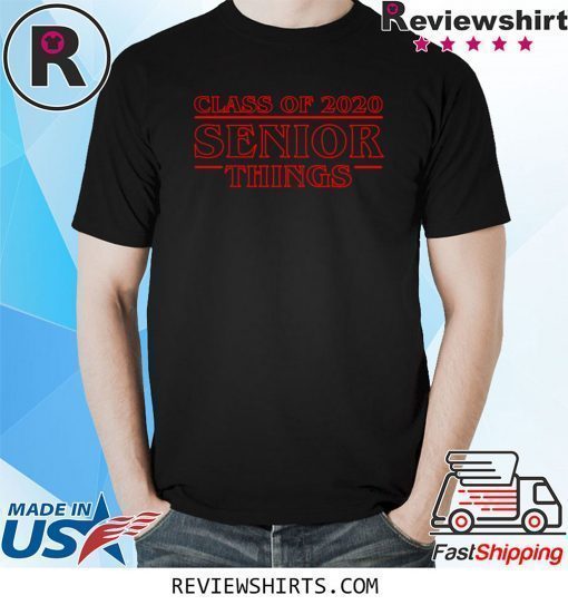 CLASS OF 2020 SENIOR STRANGER THINGS SHIRT