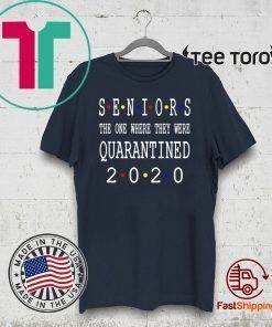 Class Of 2020 Graduation Senior Funny Quarantine - Senior 2020 Shit Getting Real For T-Shirt