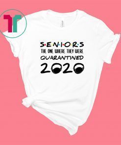 Class Of 2020 Graduation Senior Funny Quarantine White T-Shirt