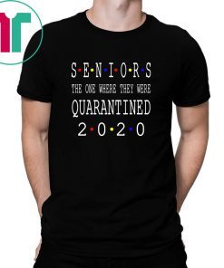 Class Of 2020 Graduation Senior Funny Quarantine – Senior 2020 Shit Getting Real Shirt