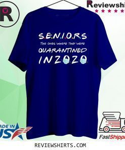 Class Of 2020 Graduation Senior Quarantine Social Distancing Shirt