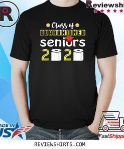 Class of 2020 Quarantined Seniors Flu Virus Quarantine Grad Emoji Shirt