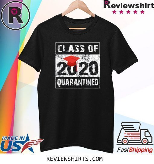 Class of 2020 Quarantined Seniors Flu Virus Quarantine Grad Shirt