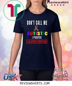 Don't Call Me Special Autism Awareness Puzzle Ribbon Cloth T-Shirt