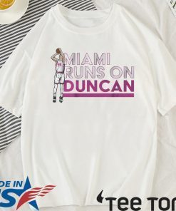 Duncan Robinson Shirt - Miami Runs on Duncan