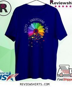 Floral Autism Awareness Daisy Flower T-Shirt