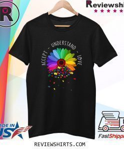 Floral Autism Awareness Daisy Flower T-Shirt