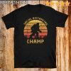 Bigfoot Social Distancing Champ Introvert Antisocial Shirt