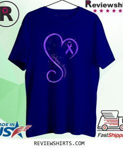 Heart Ribbon Epilepsy Awareness T-Shirt