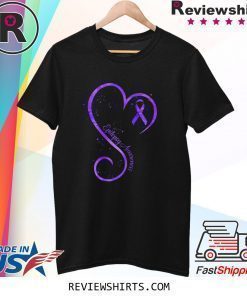 Heart Ribbon Epilepsy Awareness T-Shirt