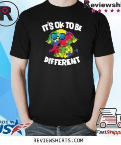 It's Ok To Be Different Autism Awareness Elephant Shirt