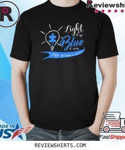 Light It Up Blue Heartbeat Autism Shirt