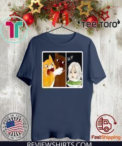 Madoka Yelling And Garfield Woman Cat Meme Shirt