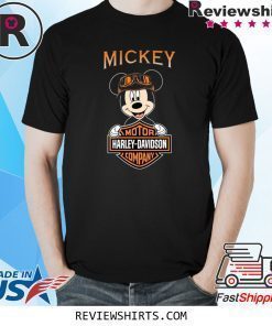 Mickey Harley Davidson Motor Company Shirt