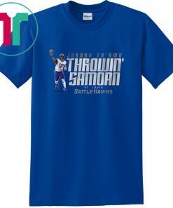 THROWIN SAMOAN T-Shirt St. Louis Battlehawks