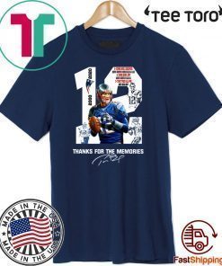 NEW ENGLAND PATRIOTS Thank You For The Memories 20 Years T-Shirt