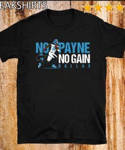 NO PAYNE NO GAIN T-SHIRT DALLAS RENEGADES