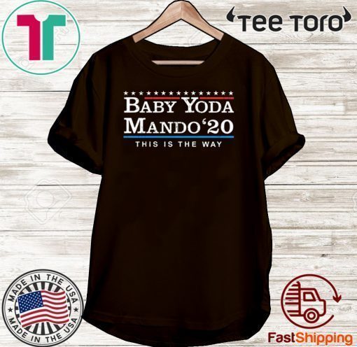 OFFICIAL BABY YODA MANDO THIS IS THE WAY 2020 T-SHIRT