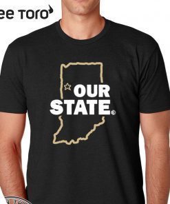 Our State West Lafayette Indiana Hoops US T-Shirt