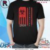 Quarantine 2020 American Flag Bio-Hazard Community Awareness Shirt
