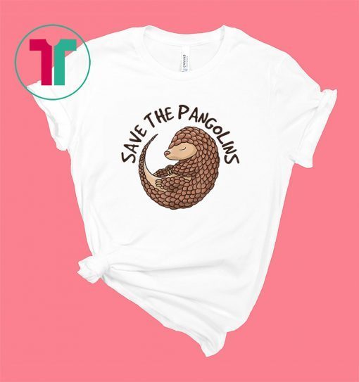 Save The Pangolins Funny Cute Animal Pangolin Shirt