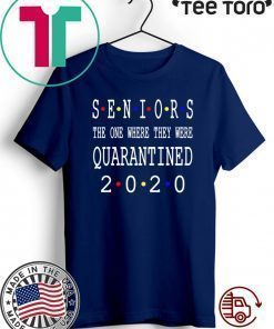 Senior 2020 Shit Getting Real - Class Of 2020 Graduation Senior Funny Quarantine Shirt T-Shirt