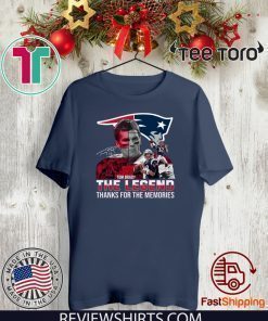 Tom Brady the legends thanks for the memories For T-Shirt