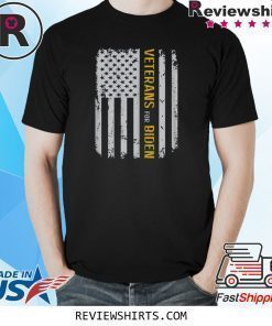 US Flag Veterans Election For Biden Veteran Vintage Shirt