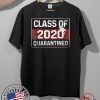 Vintage Class Of 2020 Graduating Class In Quarantine T-Shirt