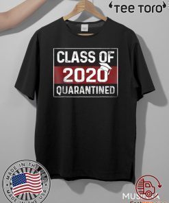 Vintage Class Of 2020 Graduating Class In Quarantine T-Shirt