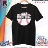 Vintage Minnesota Baseball Minneapolis Twin City Skyline T-Shirt
