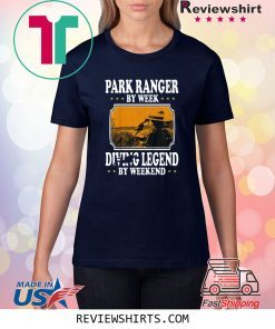 Vintage Park Ranger By Week Diving Legend By Weekend Lovers T-Shirt