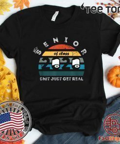 Vintage Toilet Paper Class of 2020 Senior Shit Getting Real Shirt