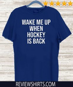 Wake Me Up When Baseball Is Back T Shirt