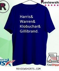 Warren Harris Klobuchar Gillibrand Women Candidate Support Shirt