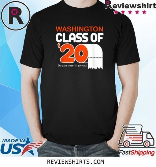 Washington Class Of 2020 Toilet Paper Senior Shirt