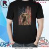 Weimaraner Dog Lover Retro Distressed American Flag Shirt