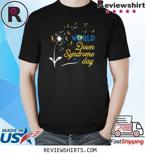 World Down Syndrome Day Dandelion Flower T-Shirt