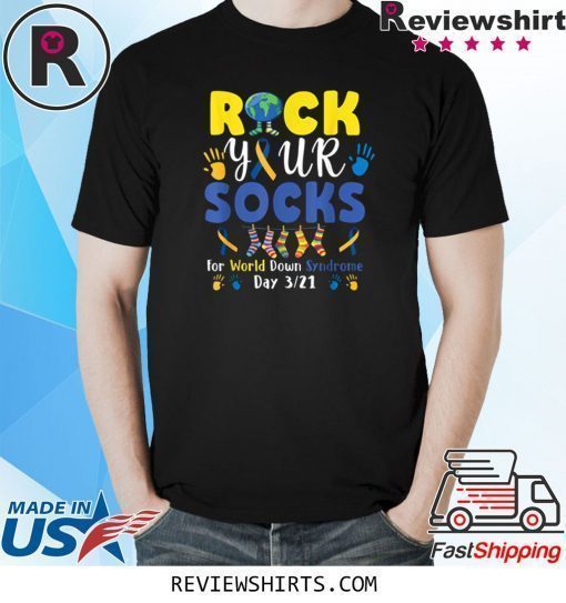 World Down Syndrome Day T-Shirt Rock Your Socks Awareness T-Shirt