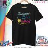 14th Birthday Quarantine Queen Crown Year Birthday T-Shirt Social Distancing Tee
