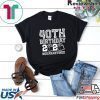 40th Birthday Quarantine Shirt The One Where I Was Quarantined 2020 Unisex T-Shirt