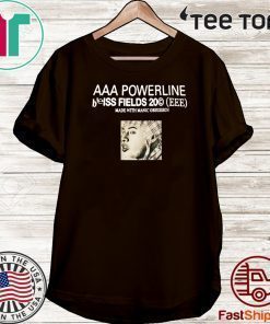 AAA POWEELINE B'EISS FIELDS SHIRT - MADE WITH MANIC OBSESSION TEE SHIRTS