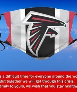 American Football Team Atlanta Falcons Face Mask Filter Face Mask Activated Carbon – Adults Mask PM2.5