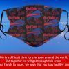 American Football Team Buffalo Bills Face Mask PM2.5 – Filter Face Mask Activated Carbon