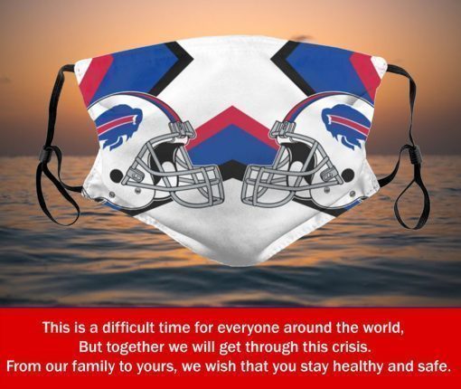 American Football Team Buffalo Bills Face Mask PM2.5 - Face Mask Archives PM2.5